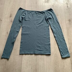 Intimately Free People Long Sleeve Top, Size XS, Slate Blue
